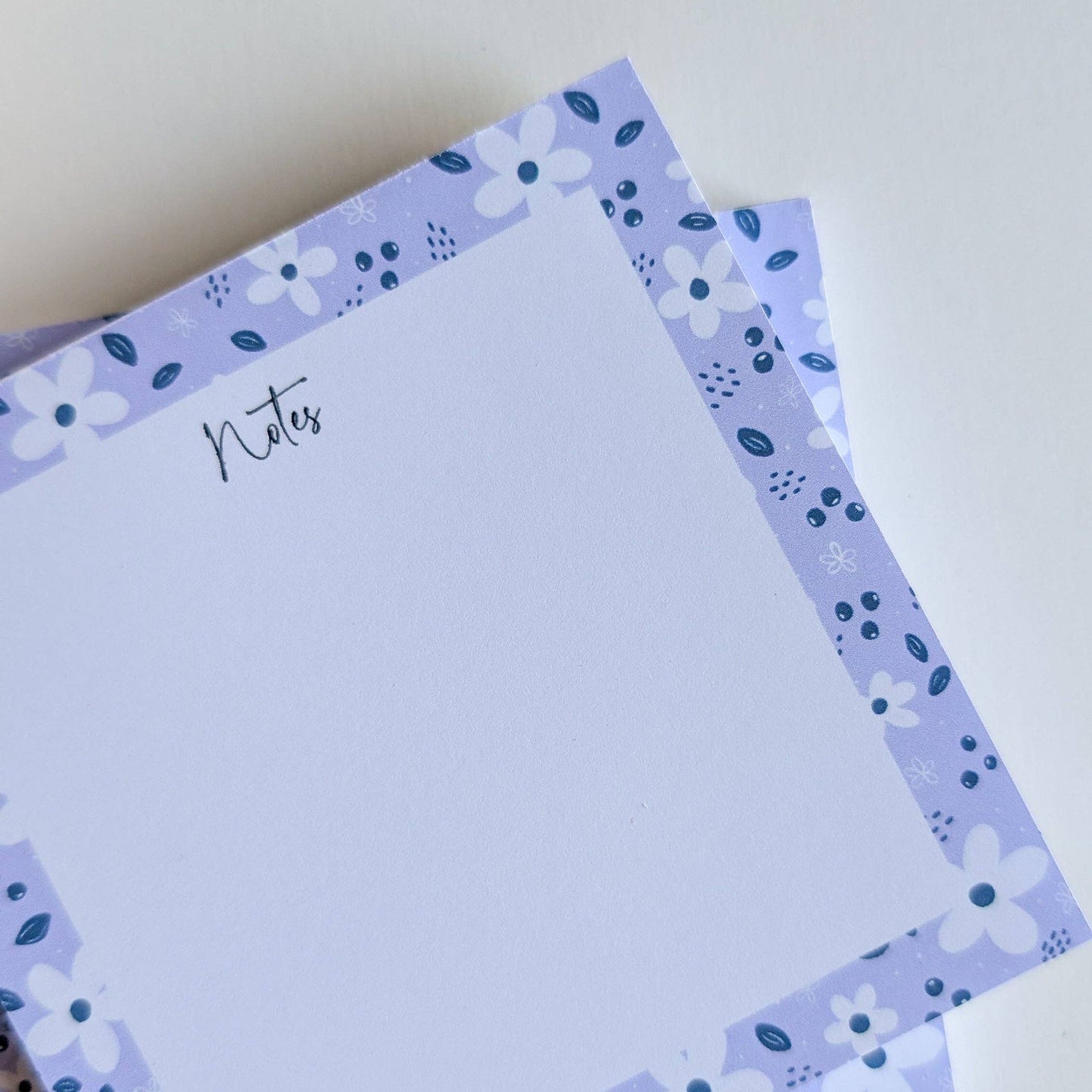 Lot de 2 Bloc-Notes - Fleurs Violettes