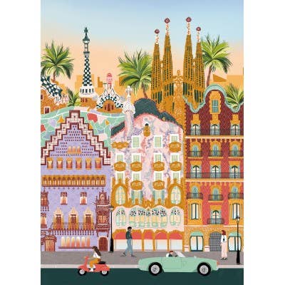 Puzzle 1000 pièces - Barcelona