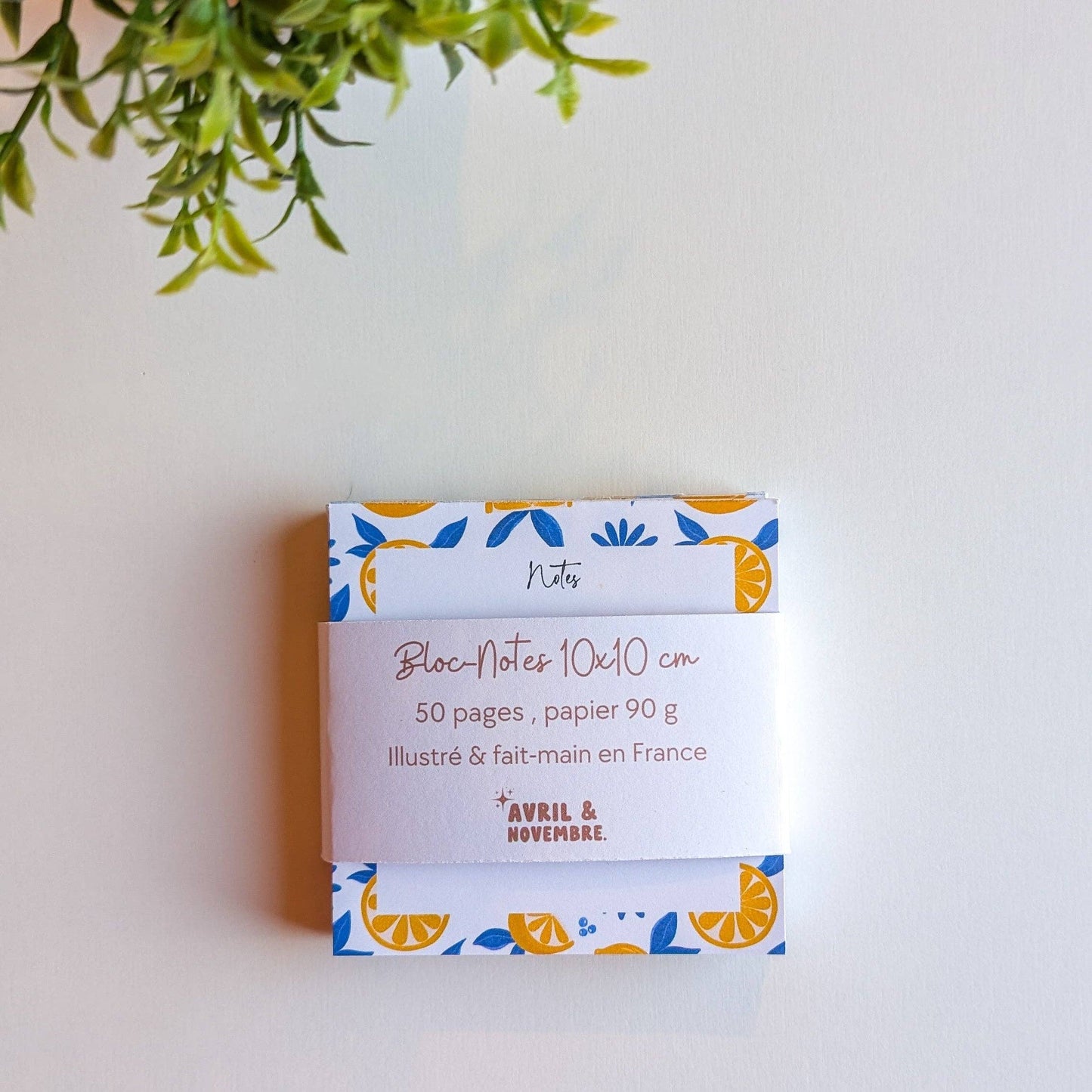 Lot de 2 Bloc-Notes - Citrons