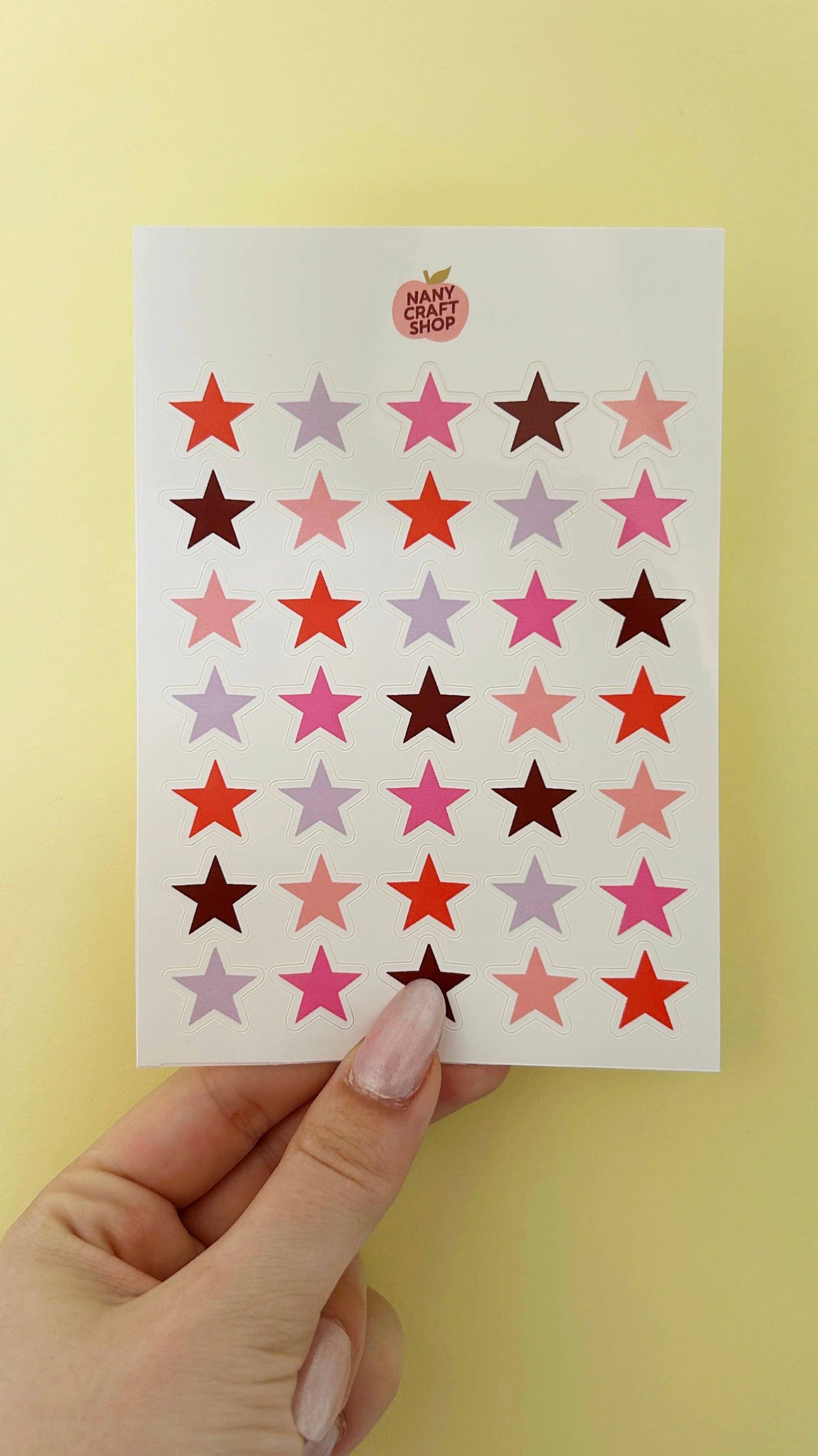 Planche de stickers - Étoiles