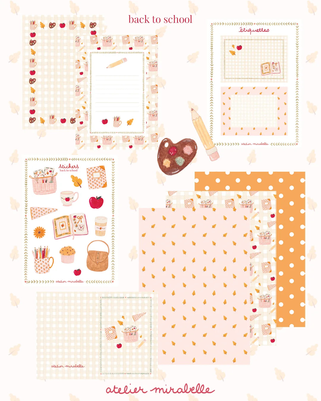 Kit de scrapbooking - Back to School