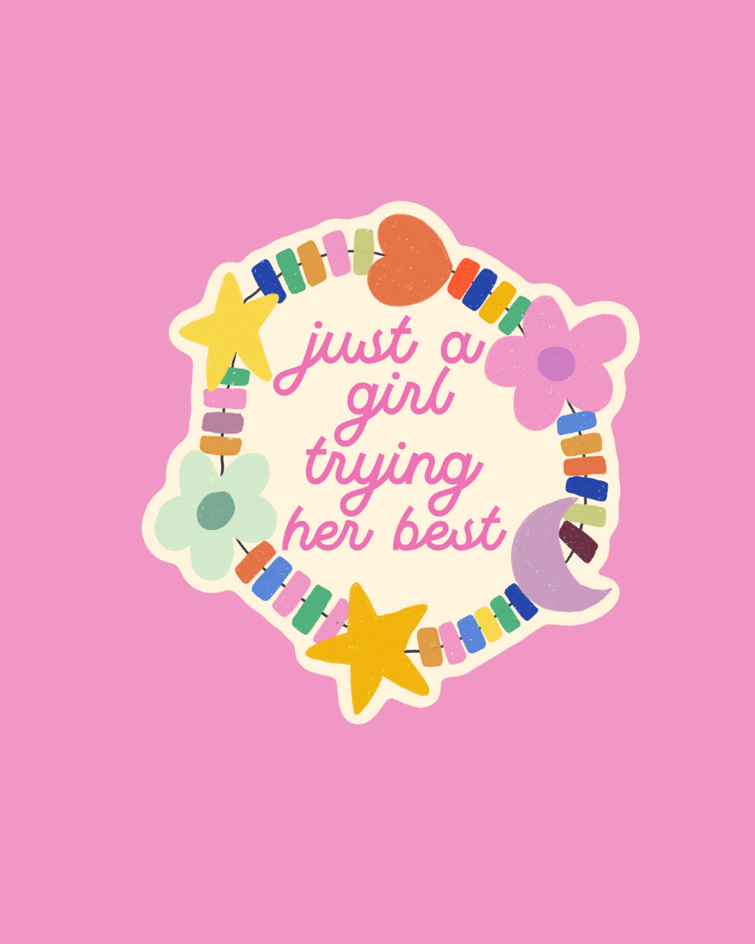 Sticker - Bracelet Girly