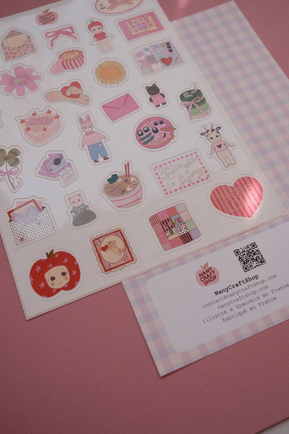 Planche de stickers - Mini favoris