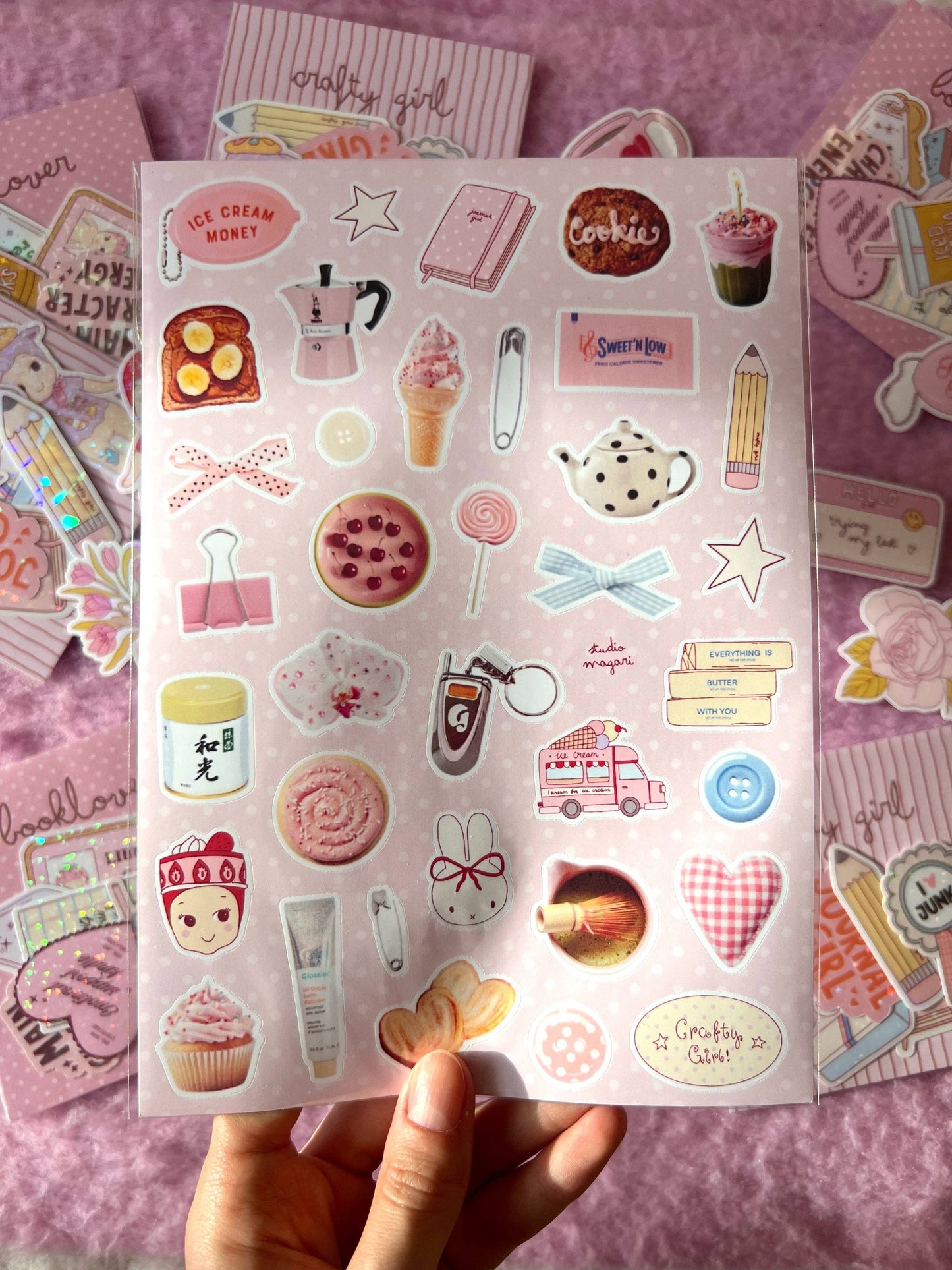 Planche de stickers - Douce Nostalgie