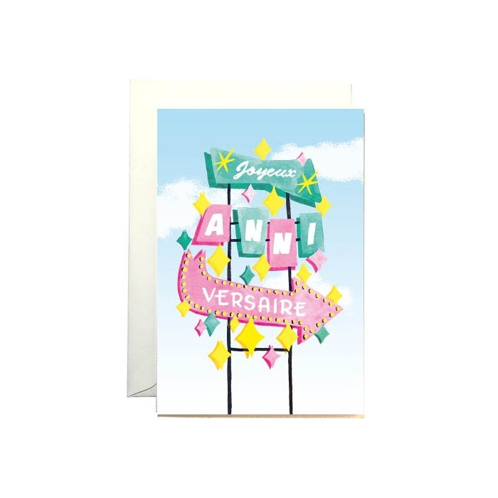 Carte - Anniversaire Motel