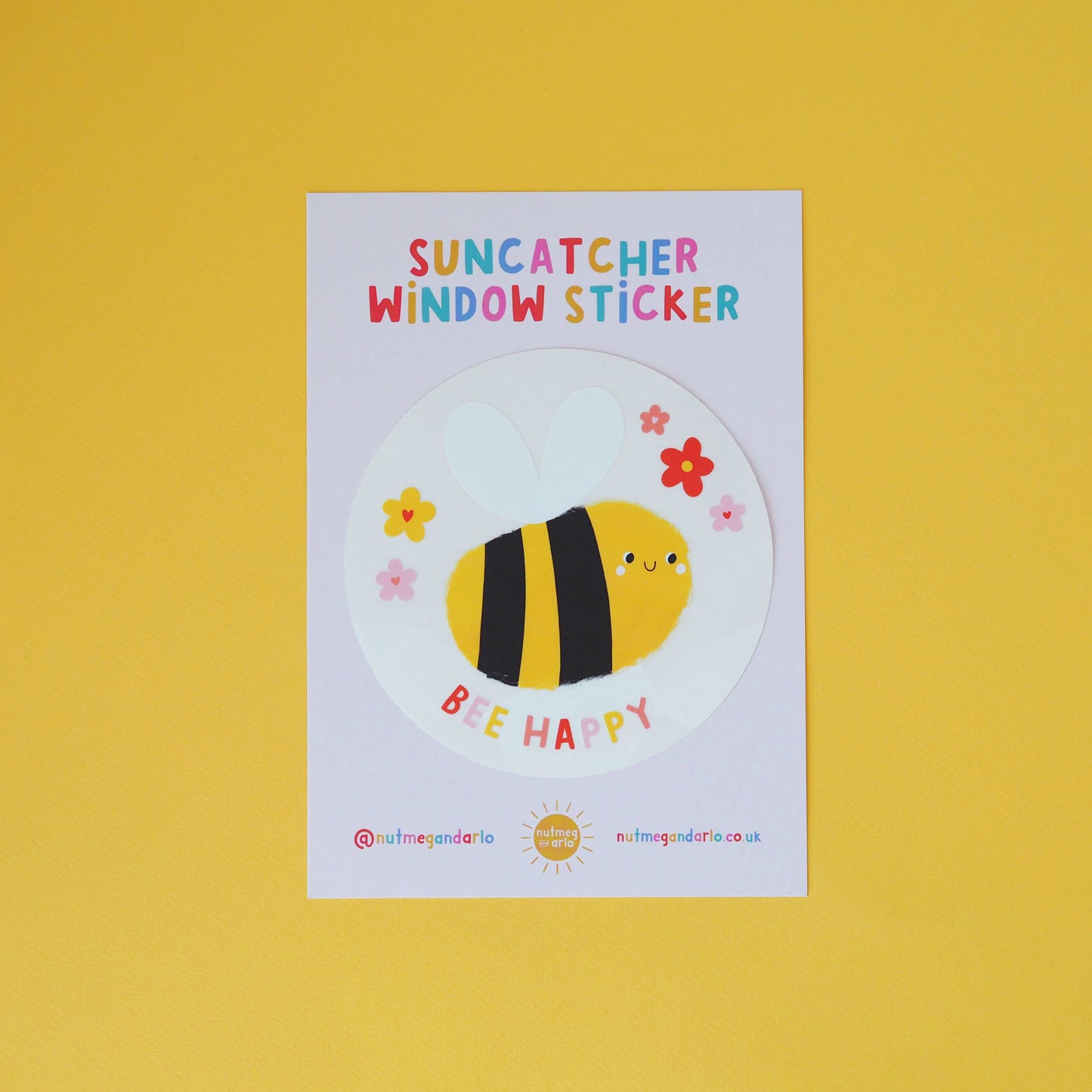 Sticker Sun catcher - Bee Happy