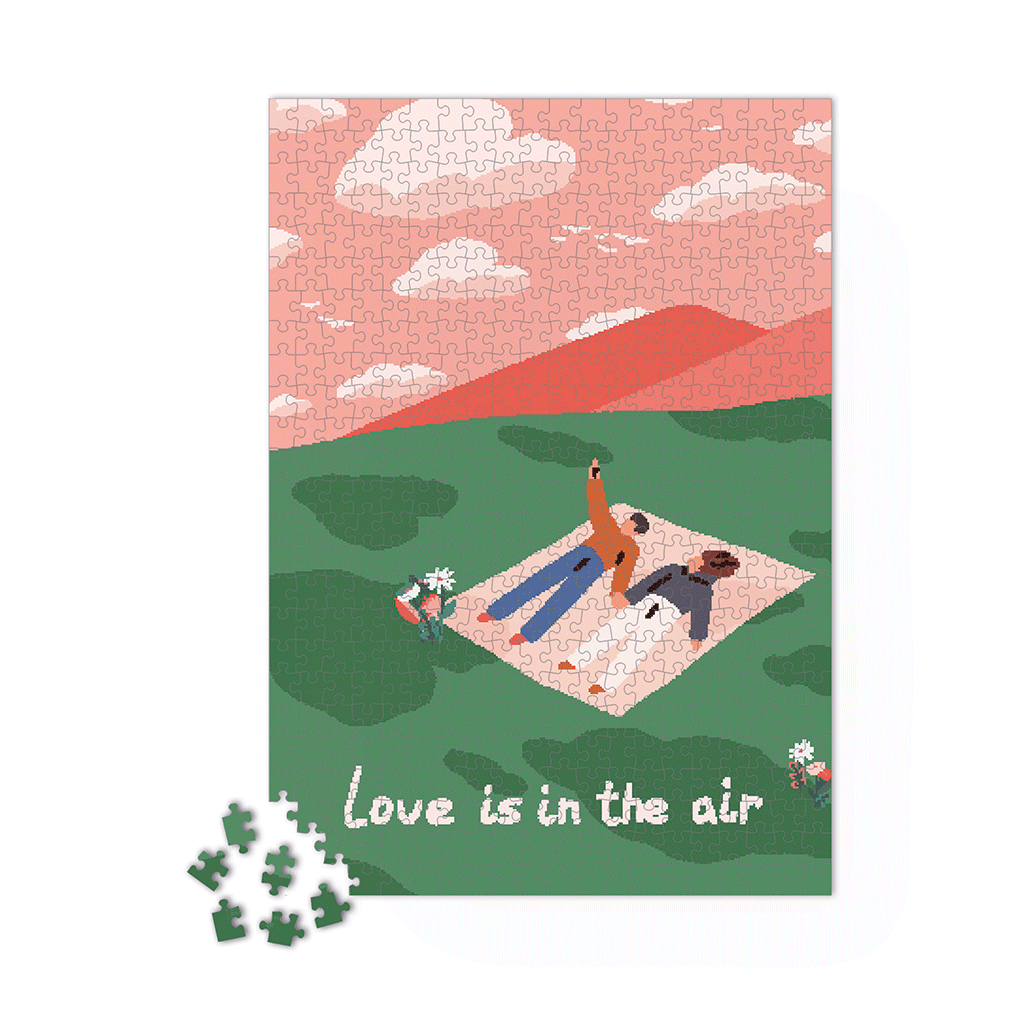 Puzzle 500 pièces - Love is in the air