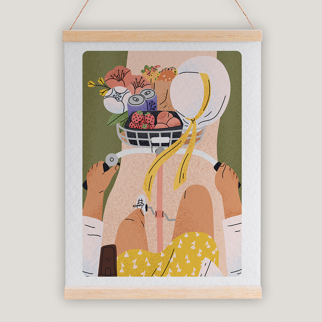 A bicyclette - Affiche