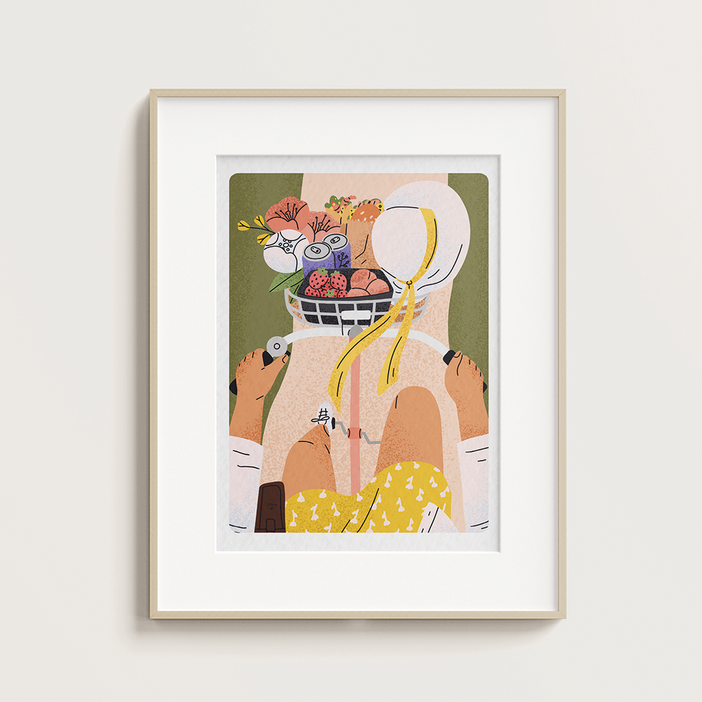 A bicyclette - Affiche