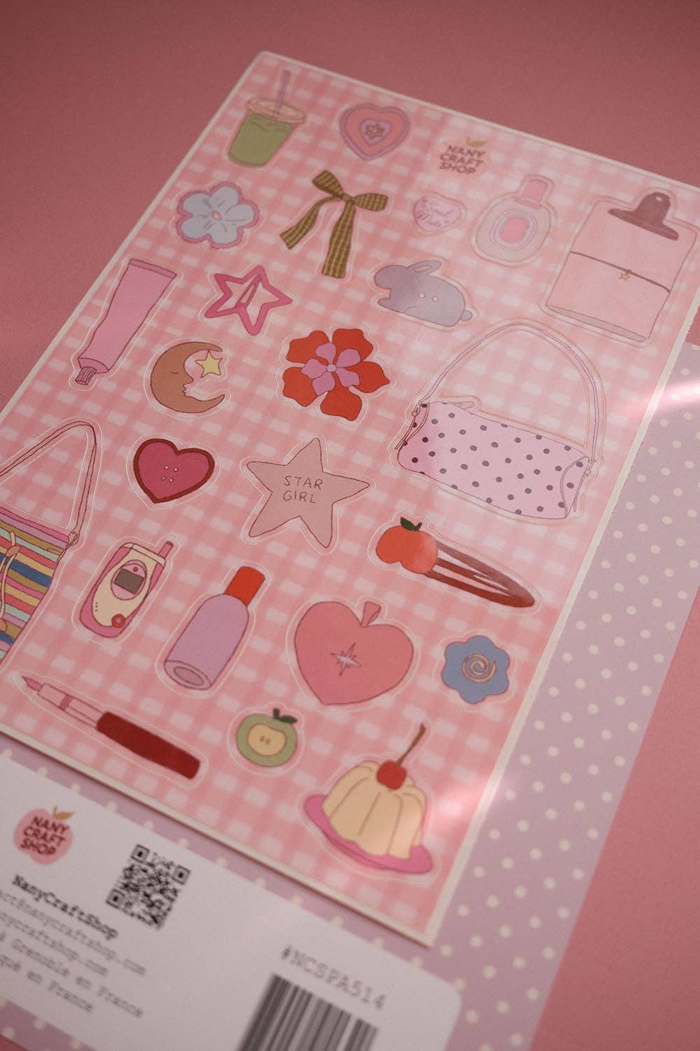Planche de stickers - What's in my bag