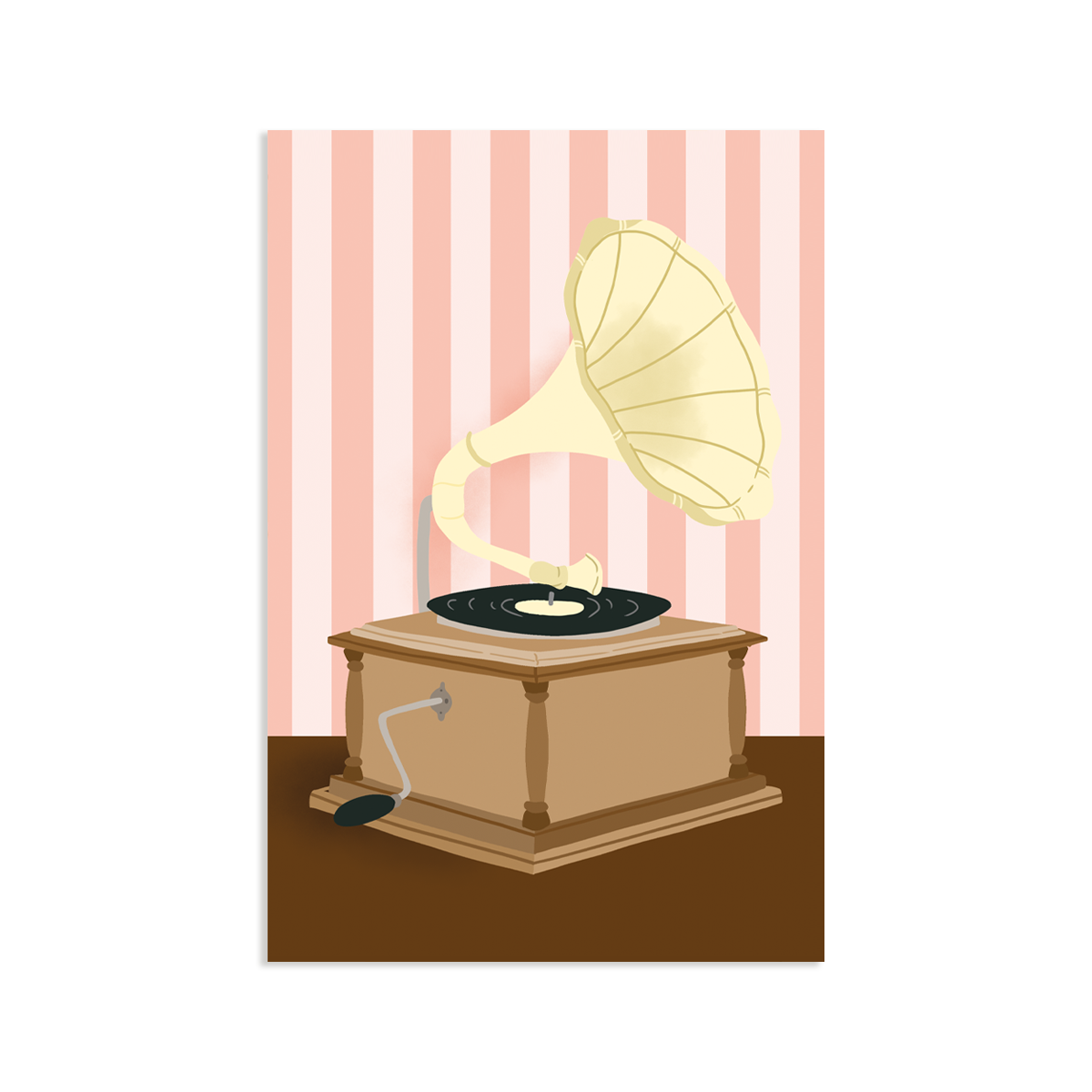 Mini-Carte - Tourne-disque