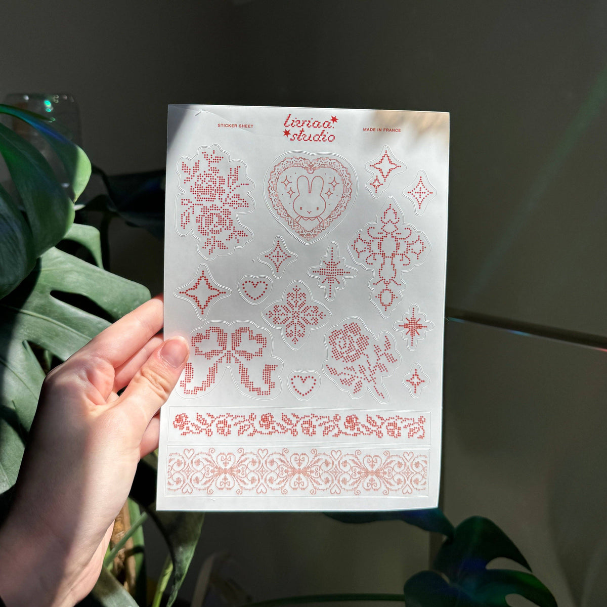 Planche de stickers - Dentelles