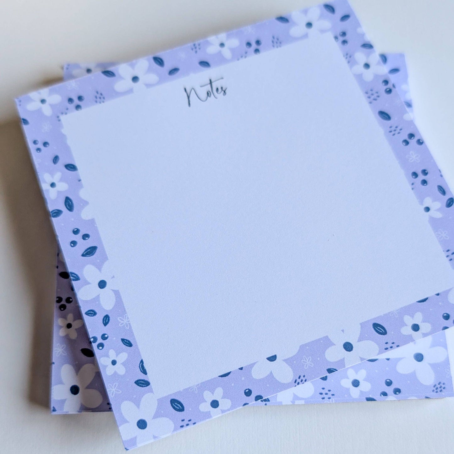 Lot de 2 Bloc-Notes - Fleurs Violettes