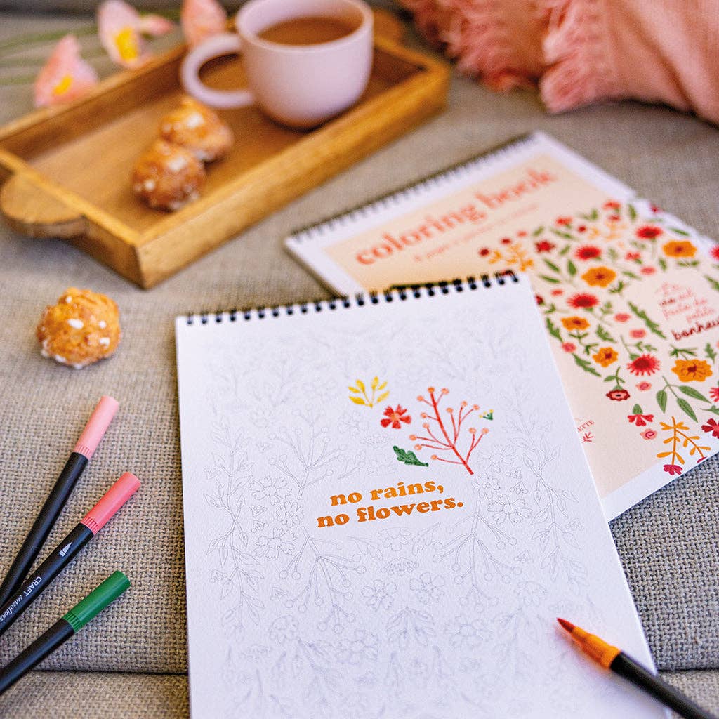 Carnet de coloriage - Petits bonheurs