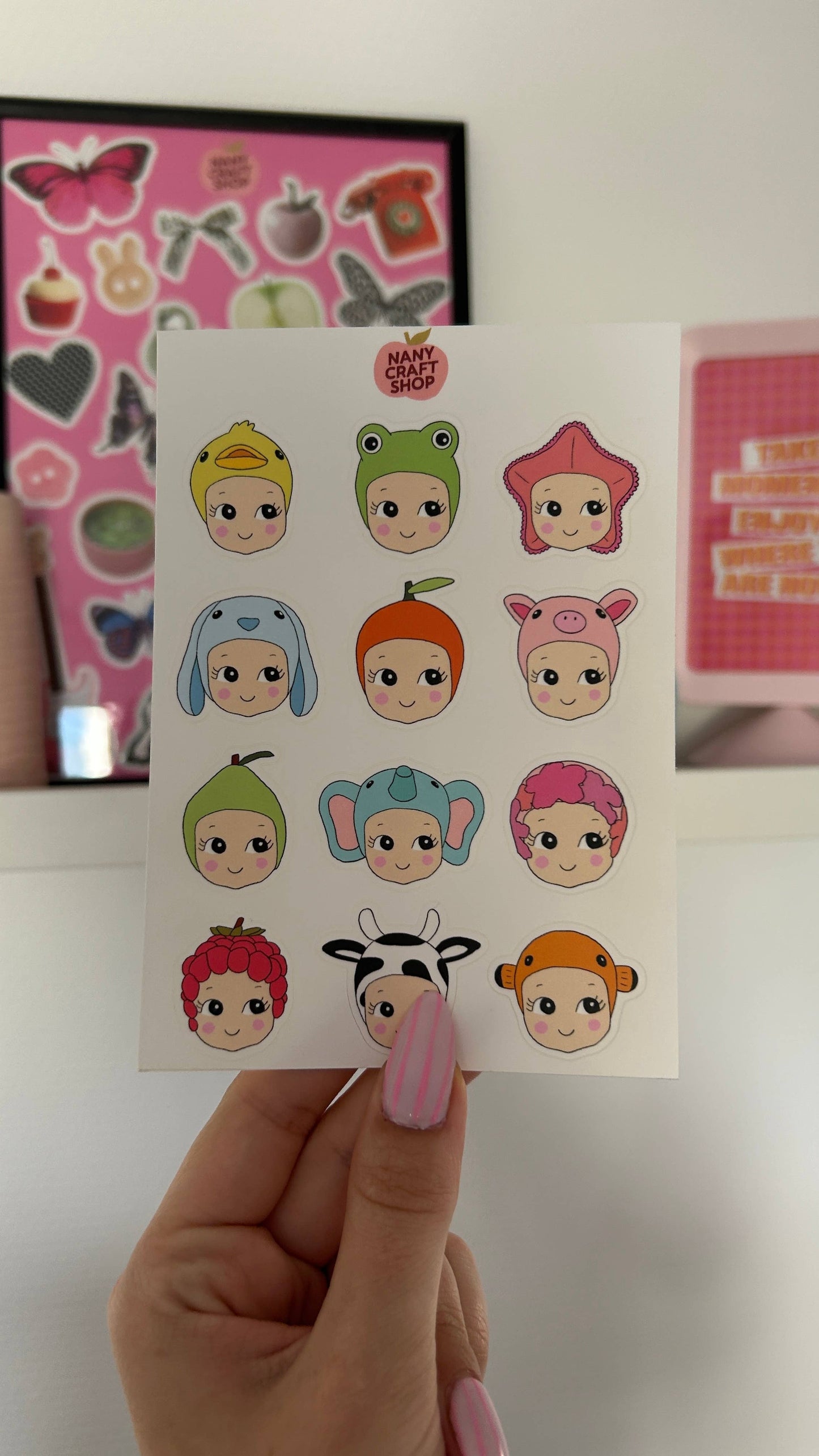 Planche de stickers - Baby