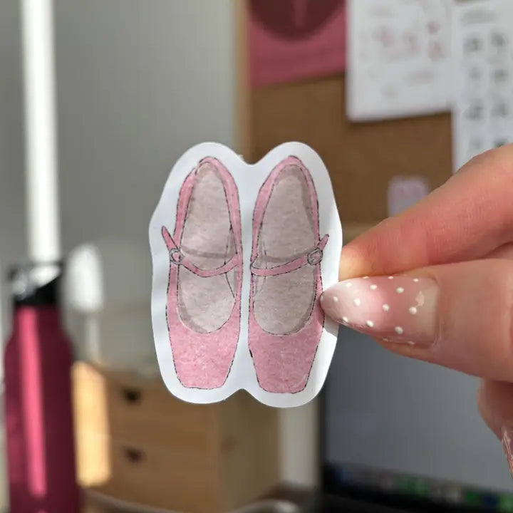 Sticker - Ballerines Roses