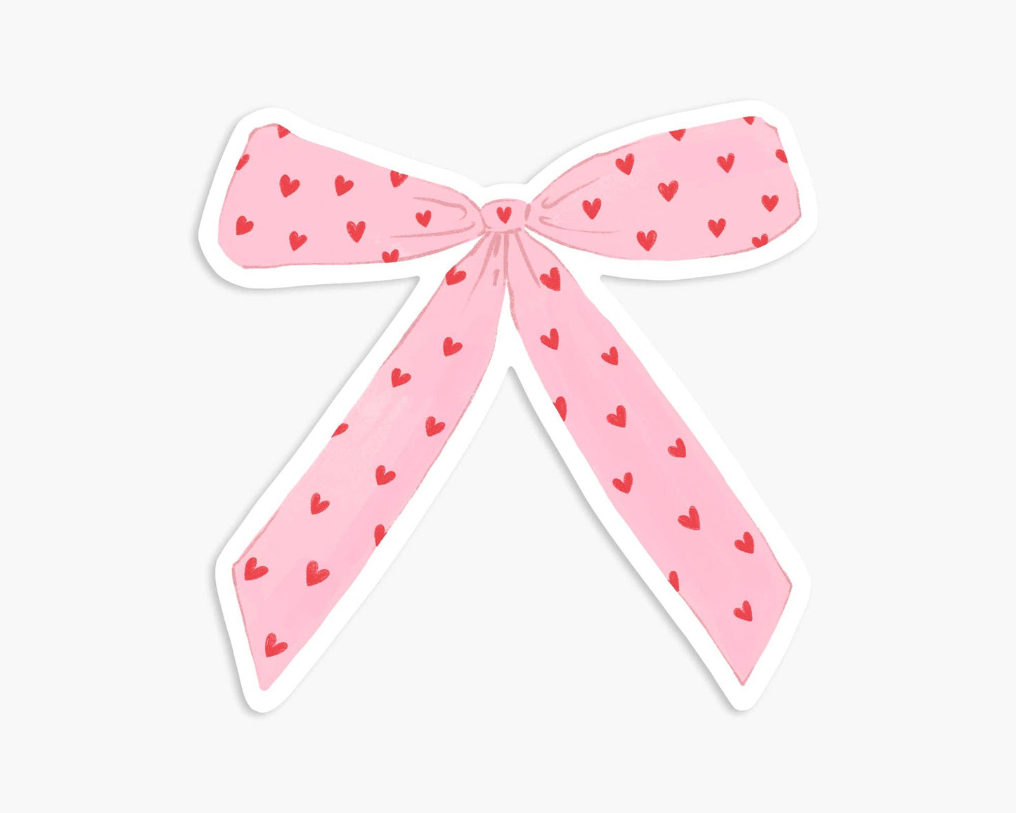 Sticker - Noeud rose