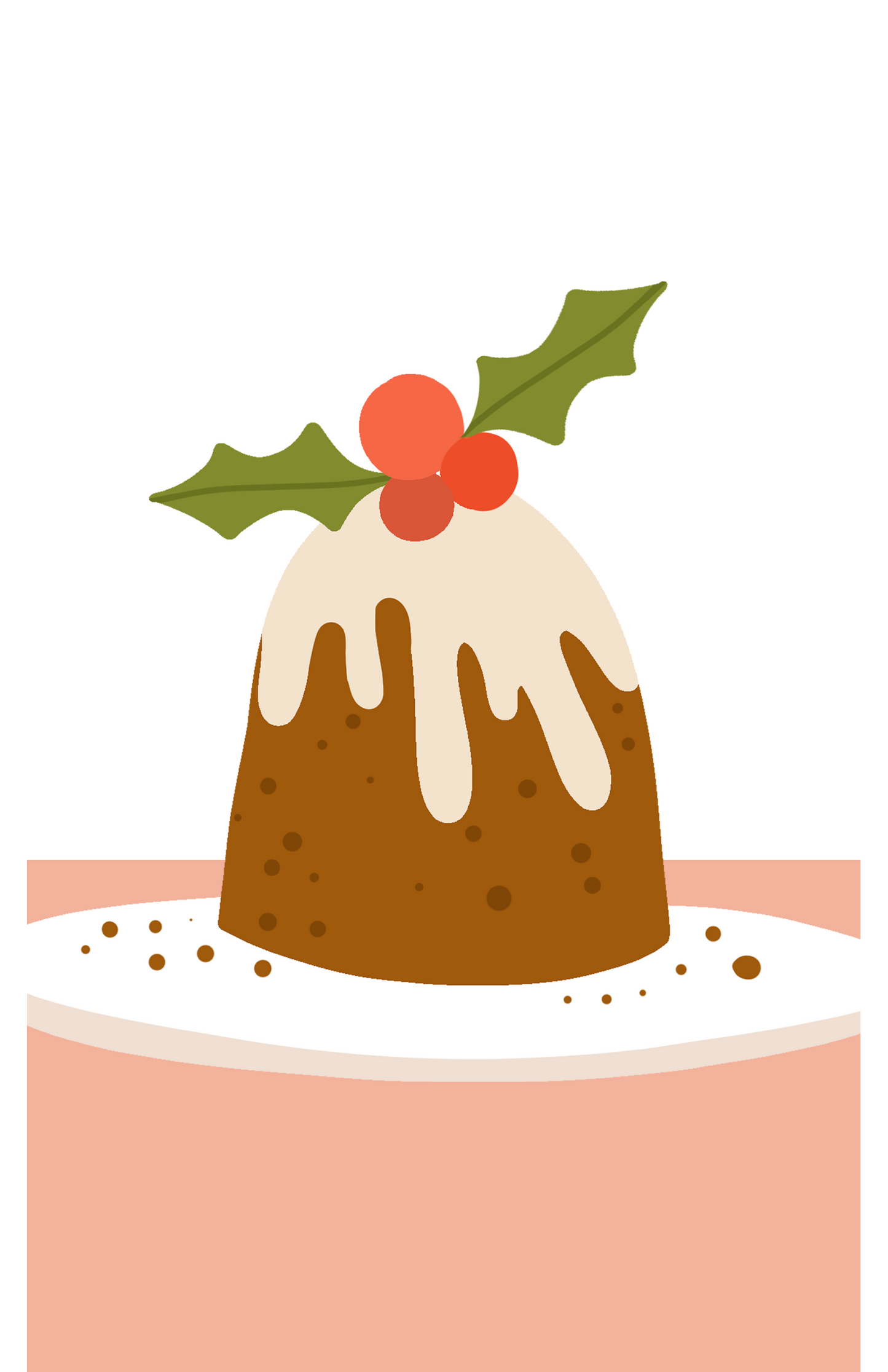 Mini-Carte - Gâteau de Noël