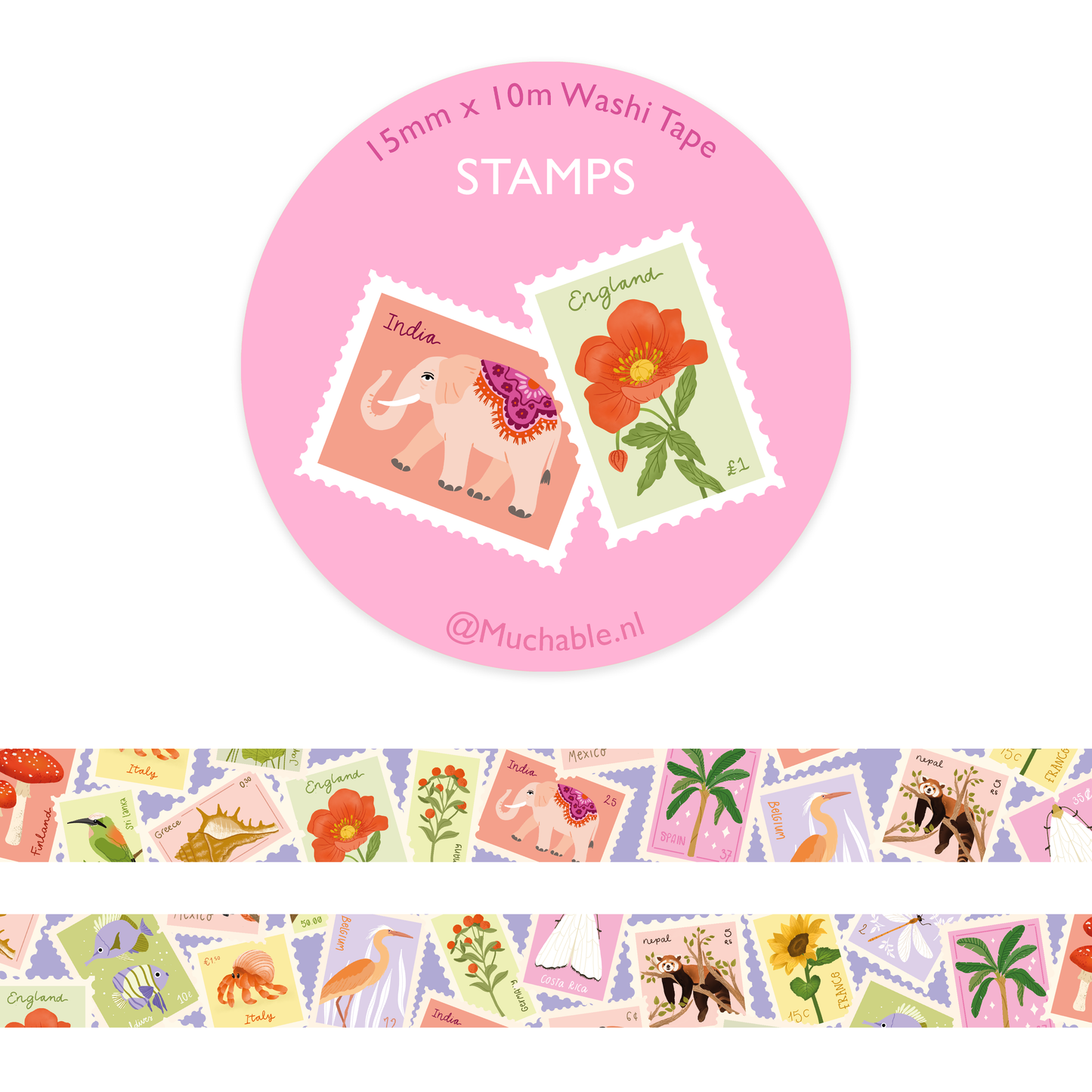 Washi Tape - Timbres