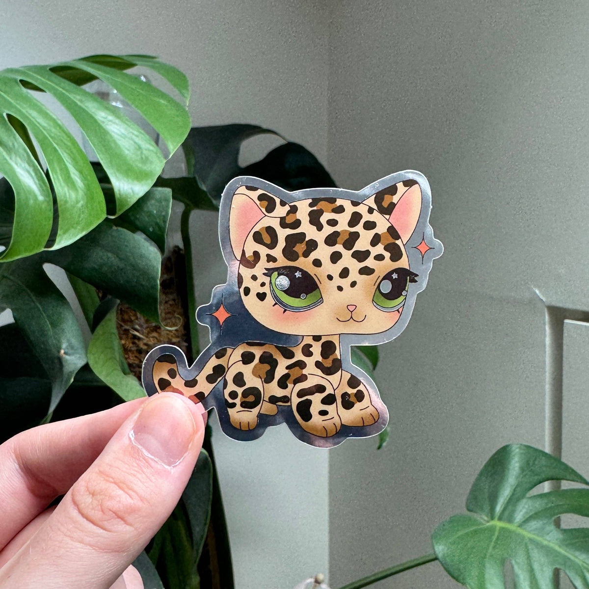 Sticker - Petshop Léopard