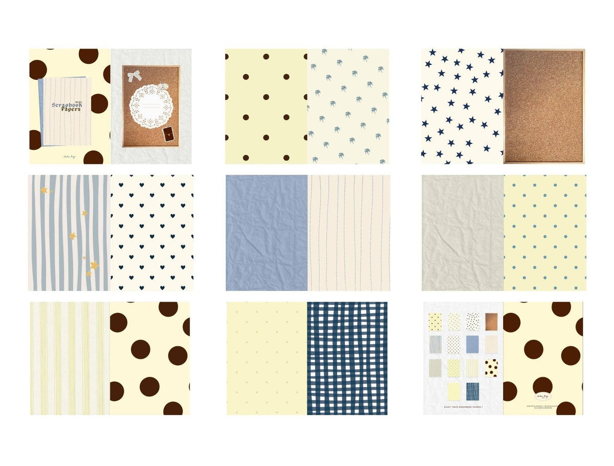 Mini Scrapbook Paper