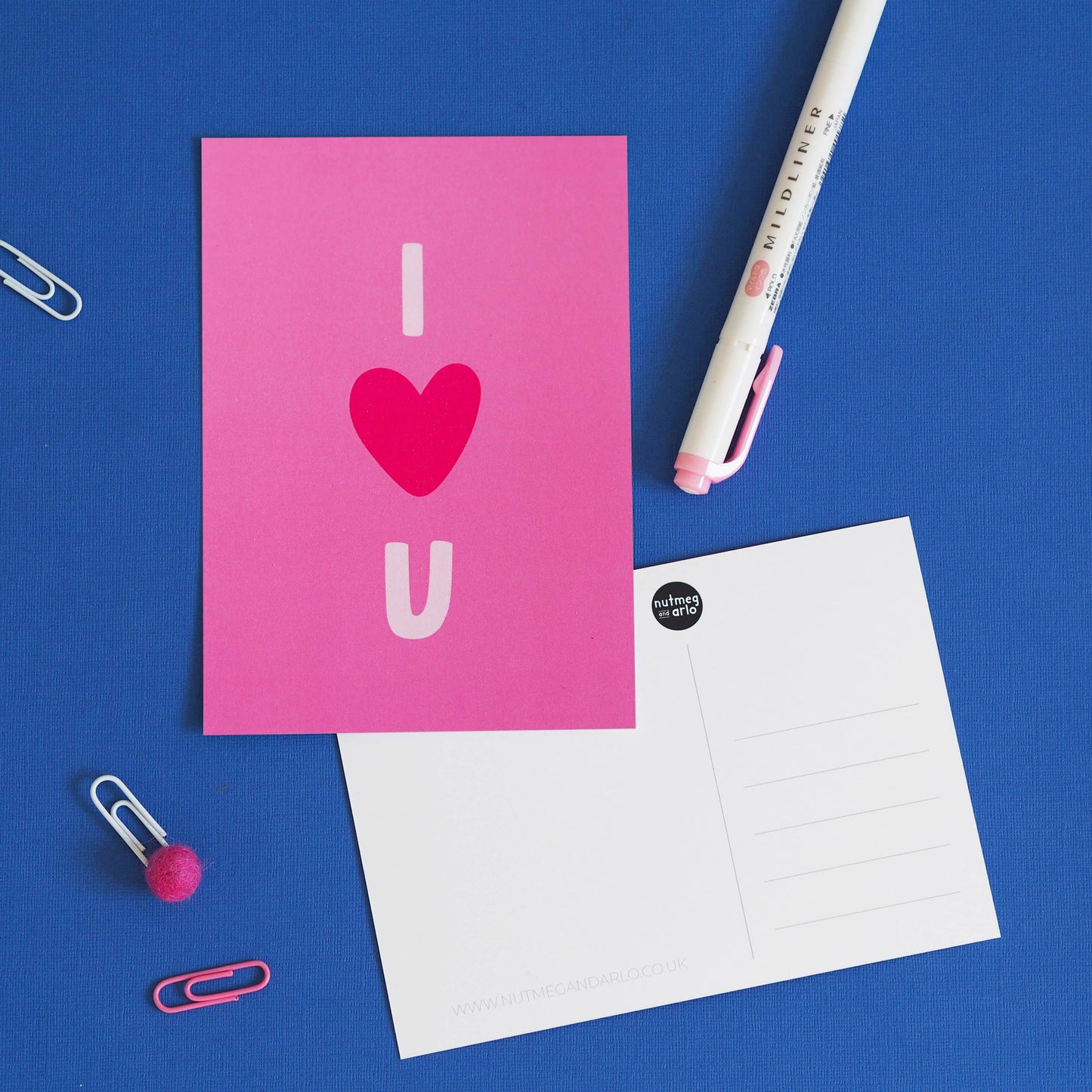 Carte postale - I Love You