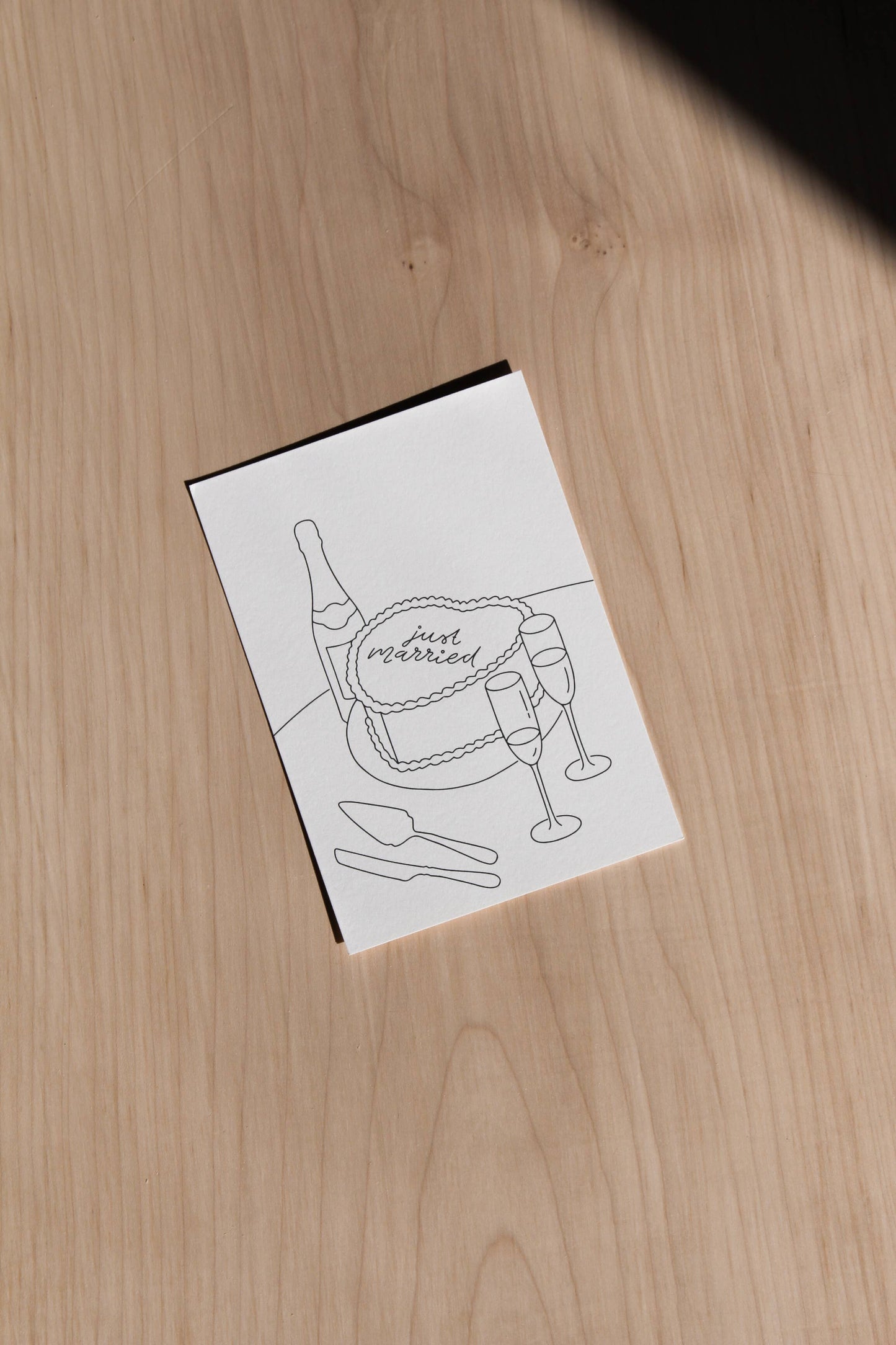 Carte postale - Just married