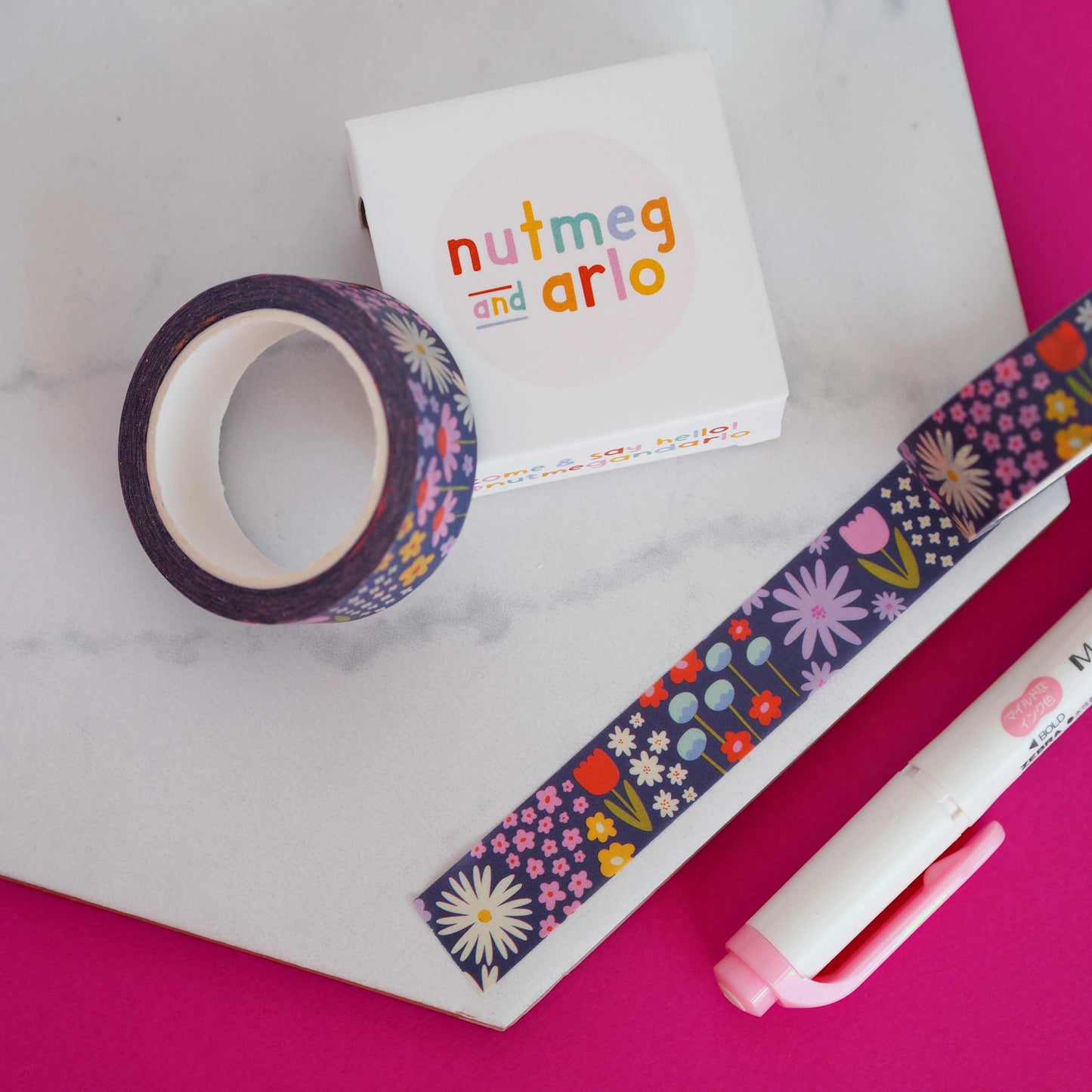 Washi Tape - Prairie Fleurie