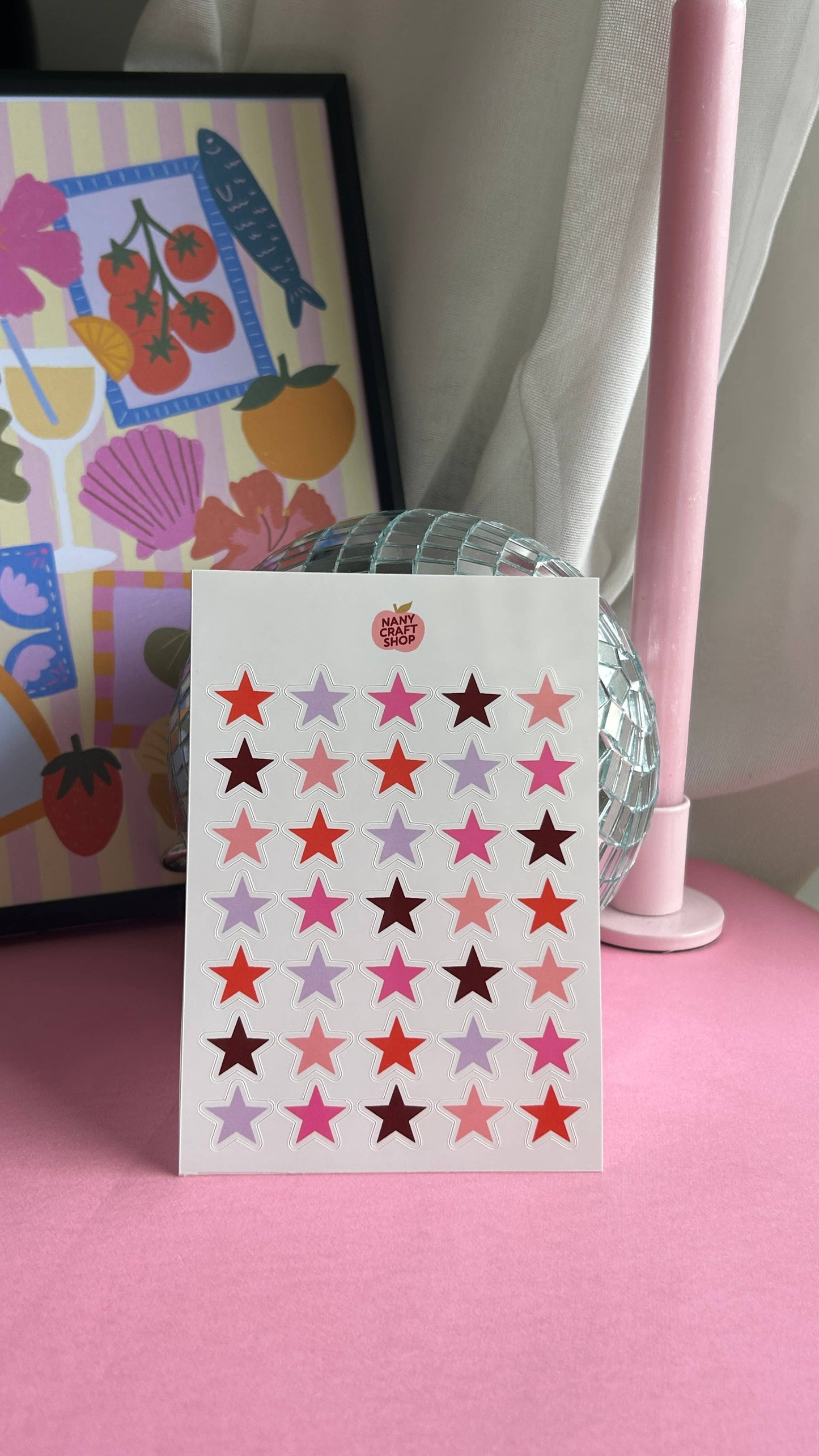 Planche de stickers - Étoiles