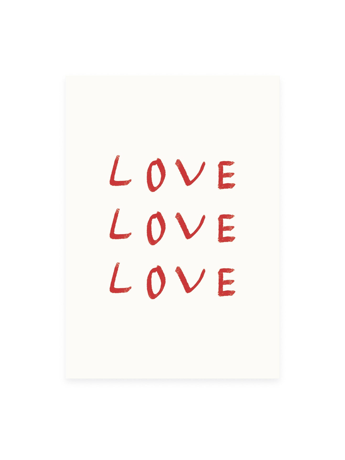 Carte postale - Love Love Love