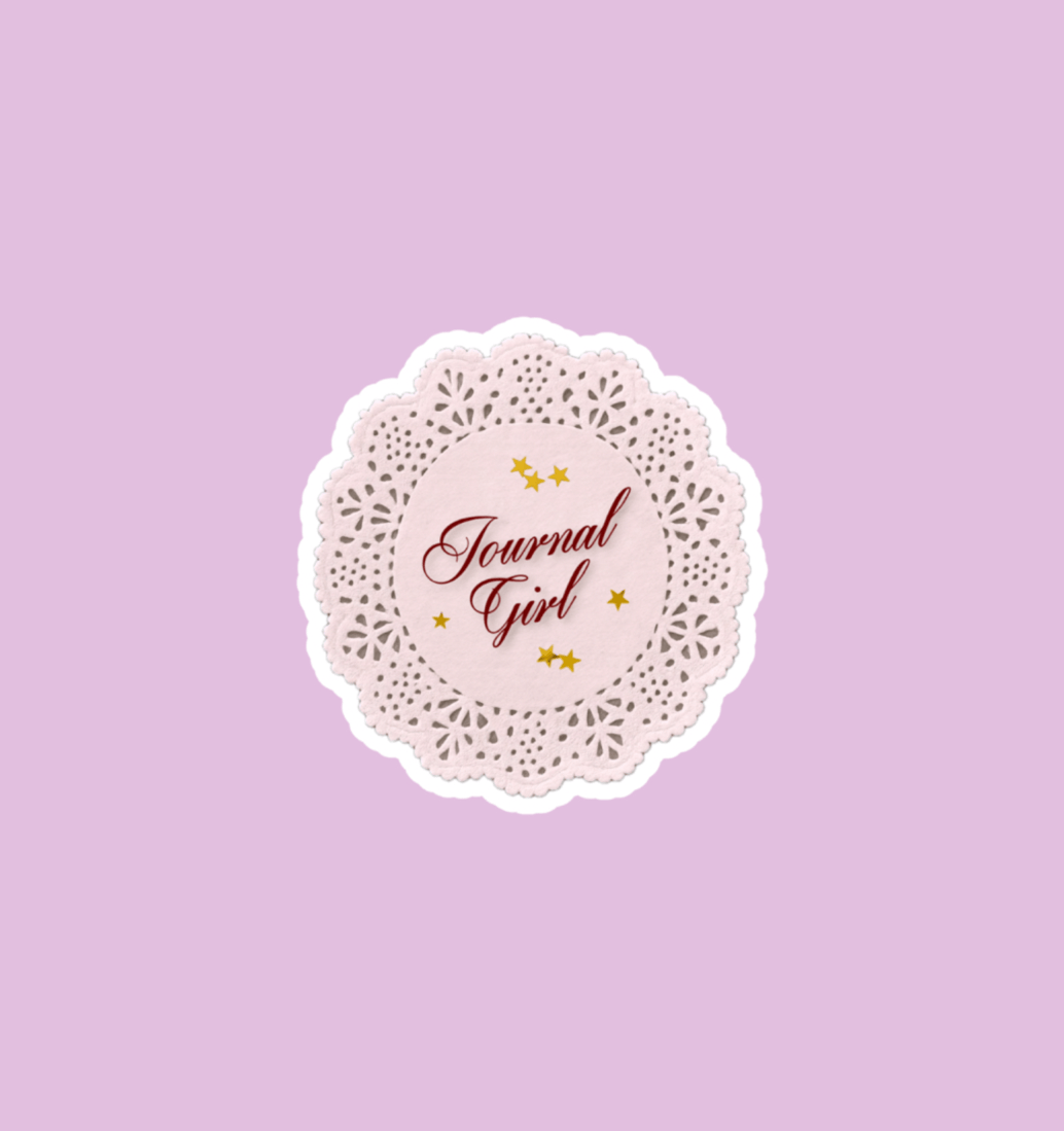 Sticker - Dentelle Journal Girl