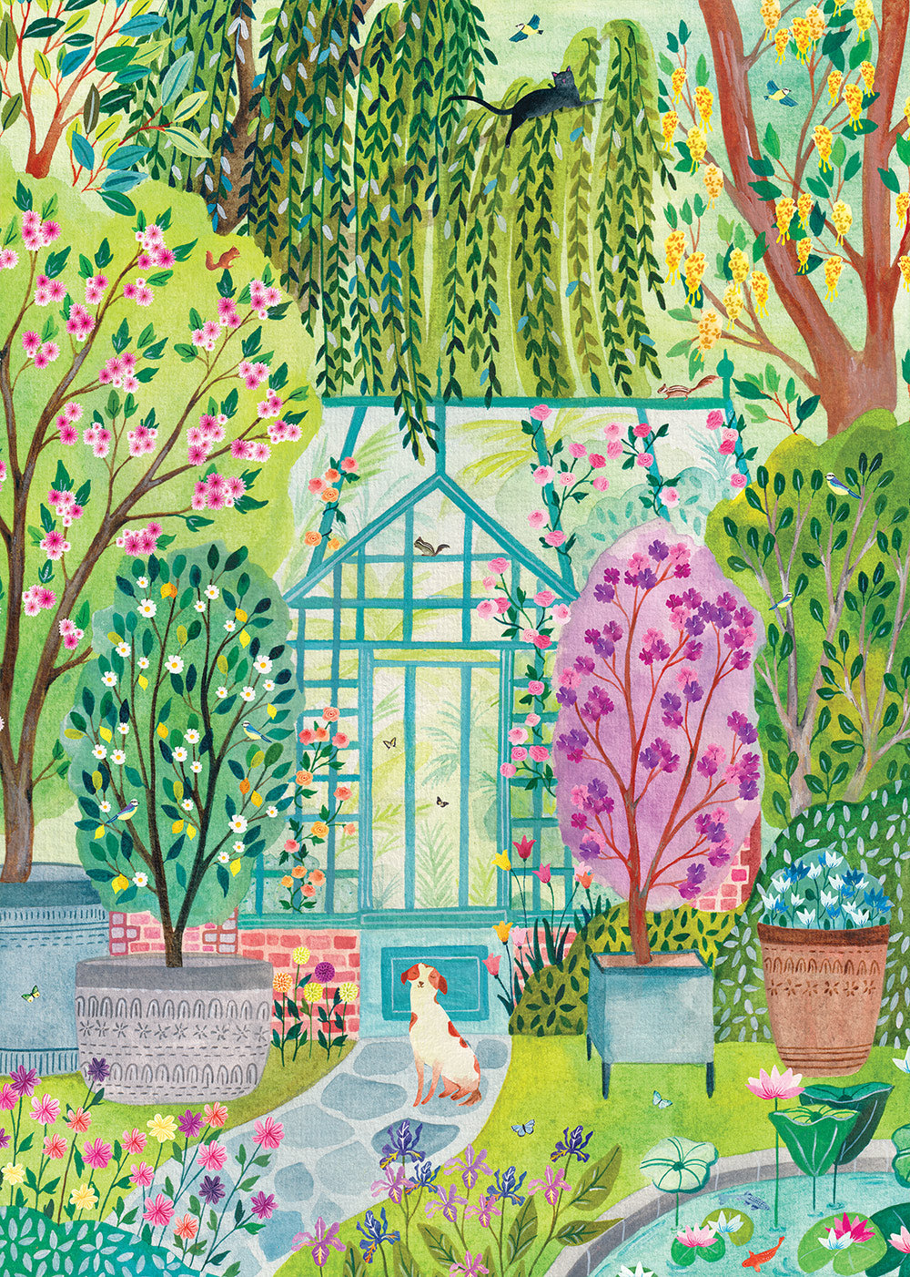Puzzle 1000 pièces - Jardin secret