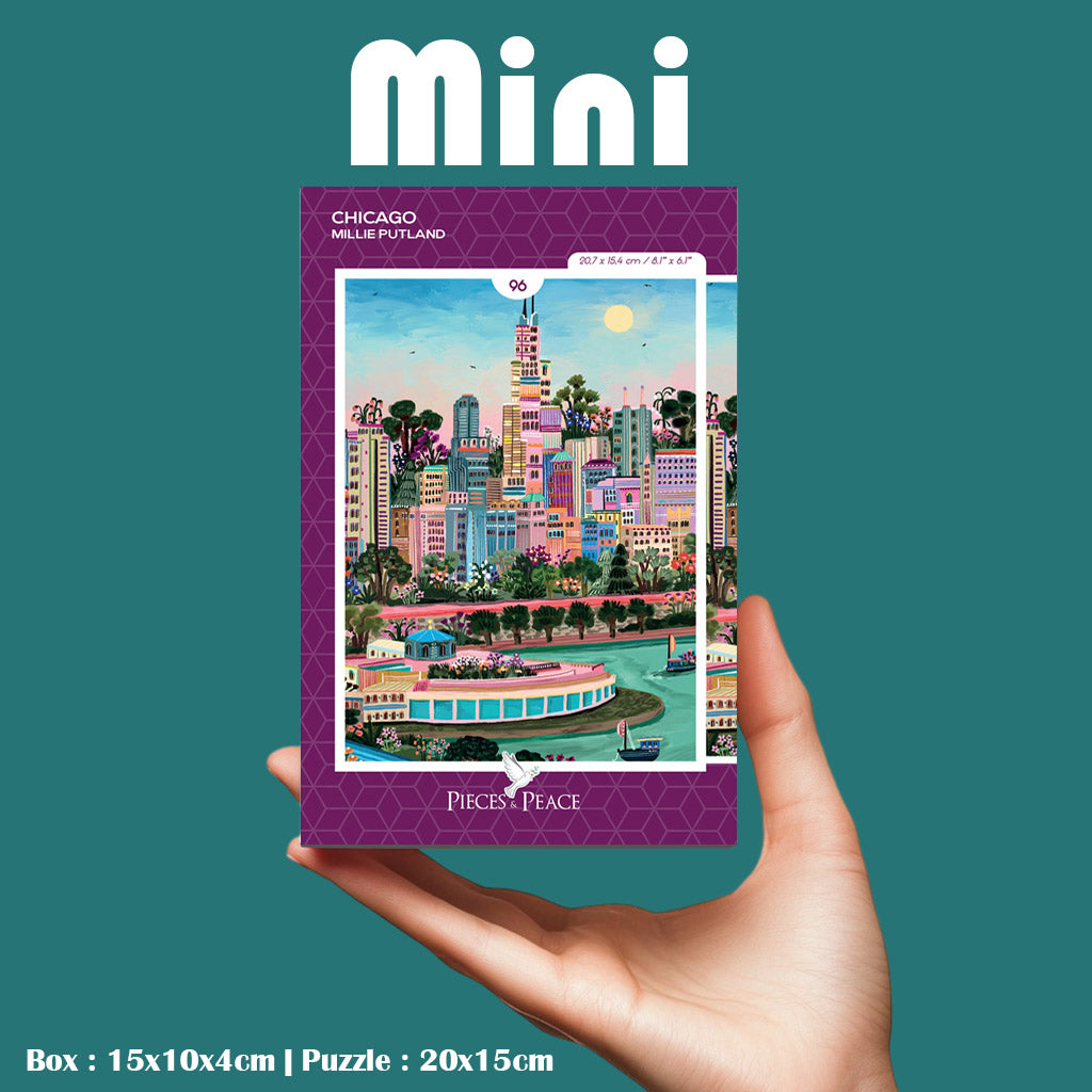 Mini-Puzzle 96 pièces - Chicago
