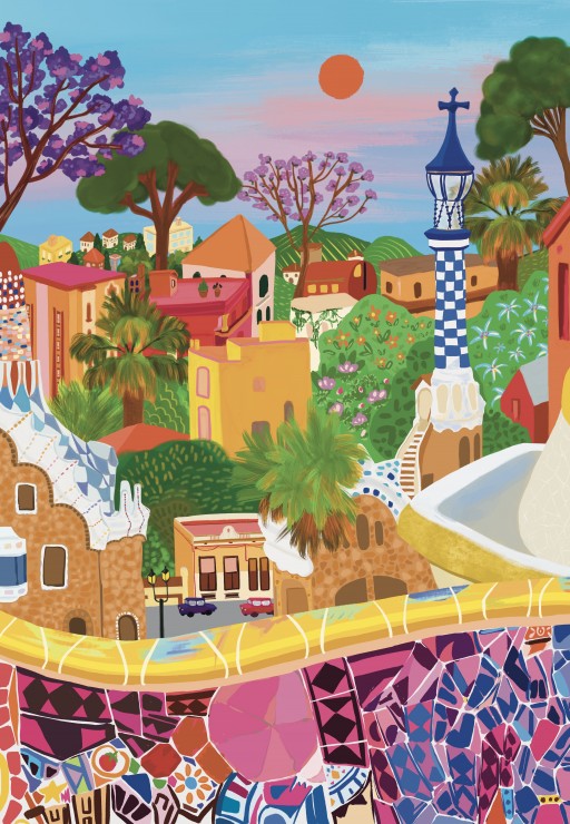 Puzzle 1000 pièces - Park Güell