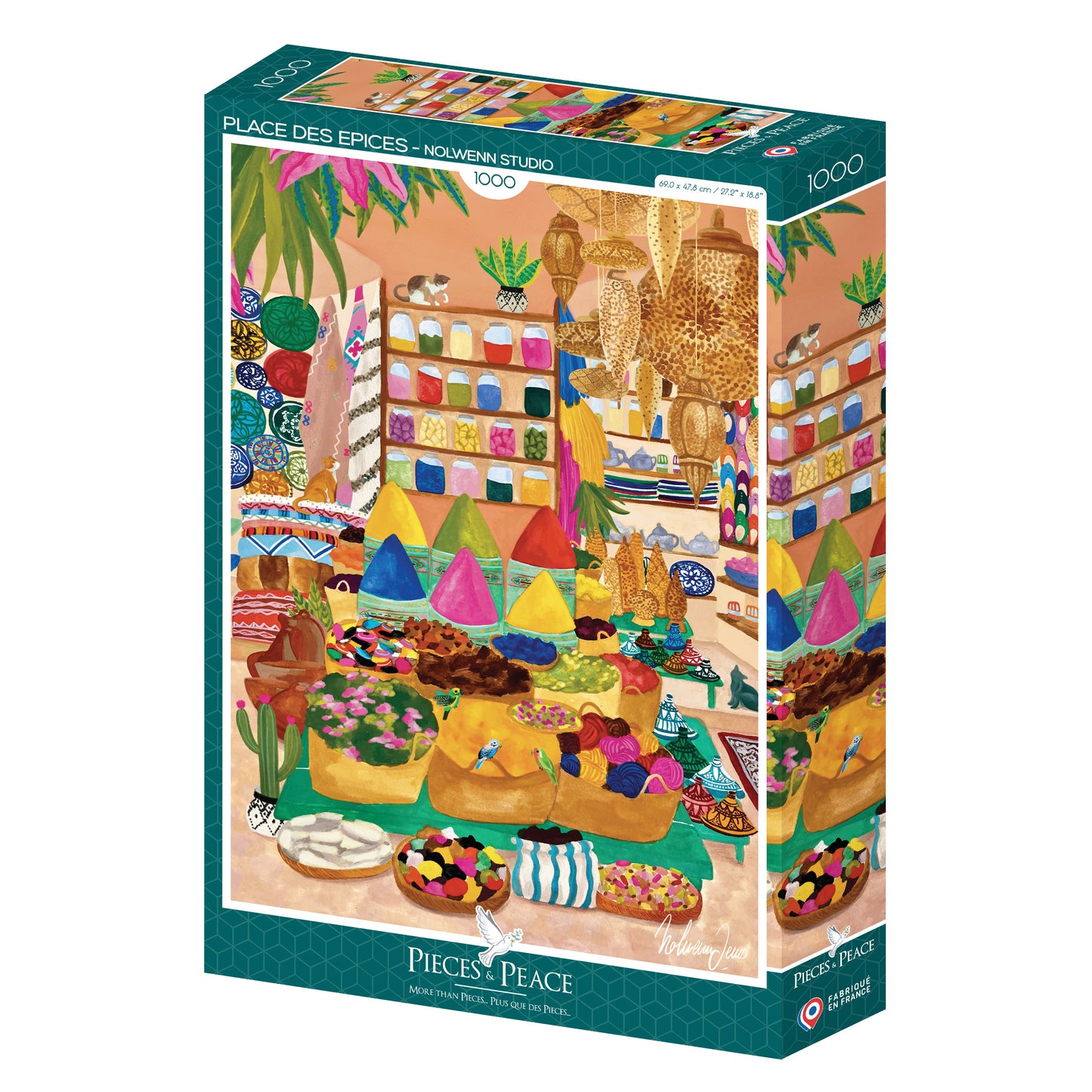 Puzzle 1000 pièces - Place des Epices