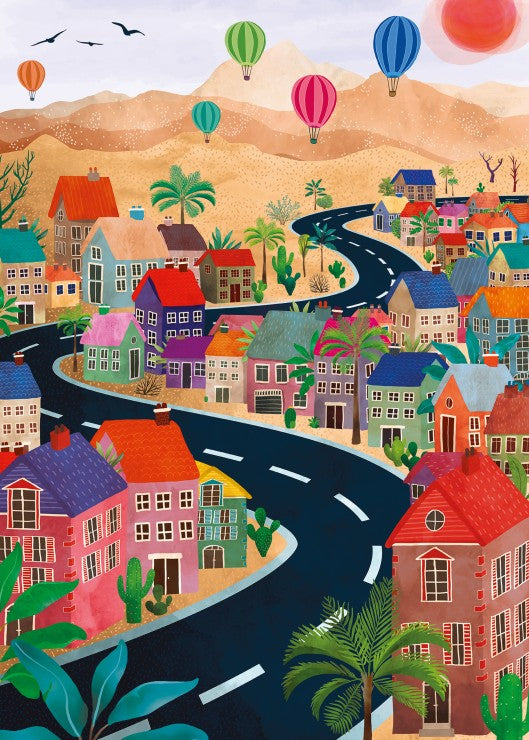 Puzzle 500 pièces - Sur la route