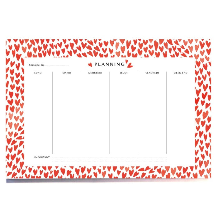 Planning - Coeurs