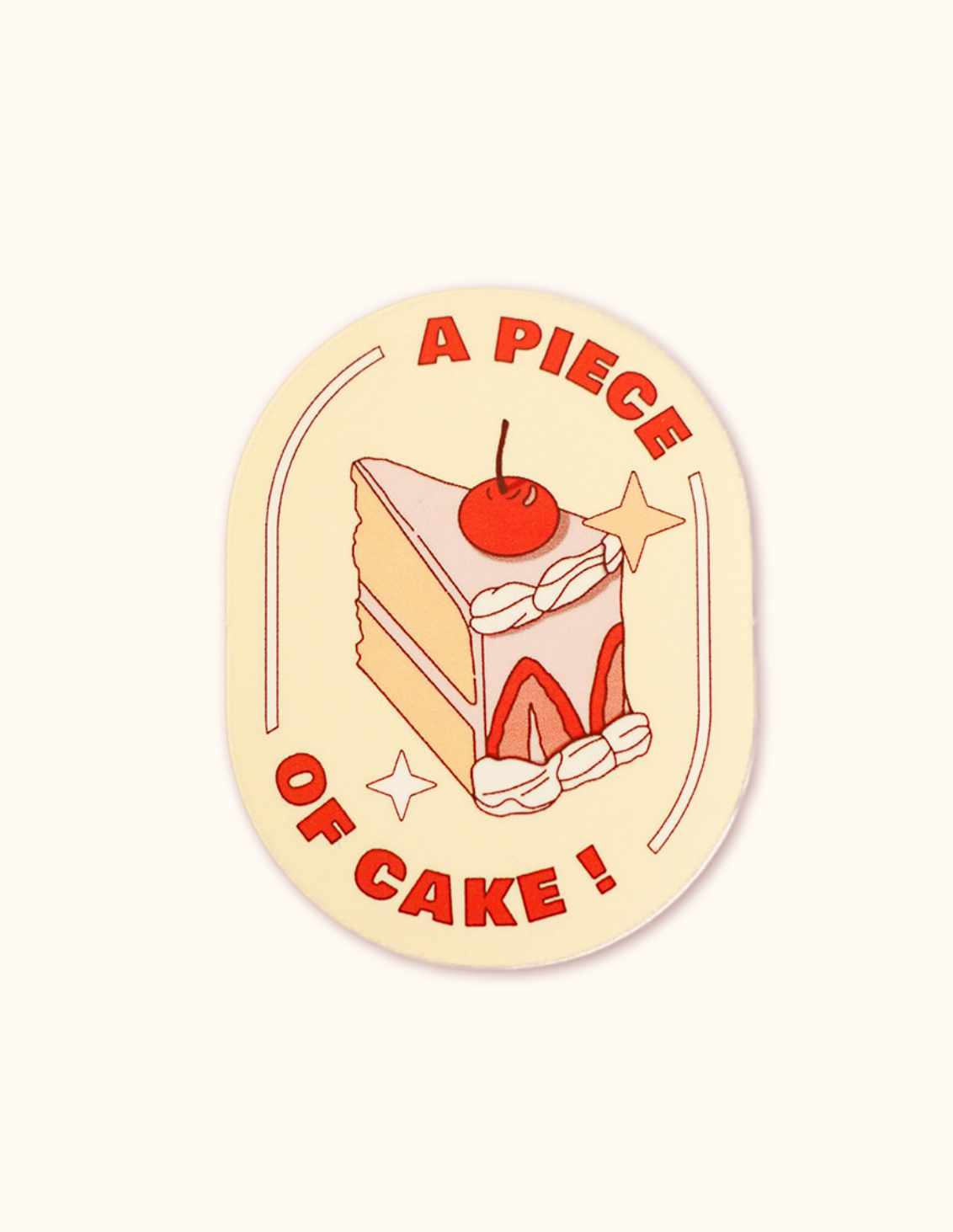 Sticker - Piece of cake