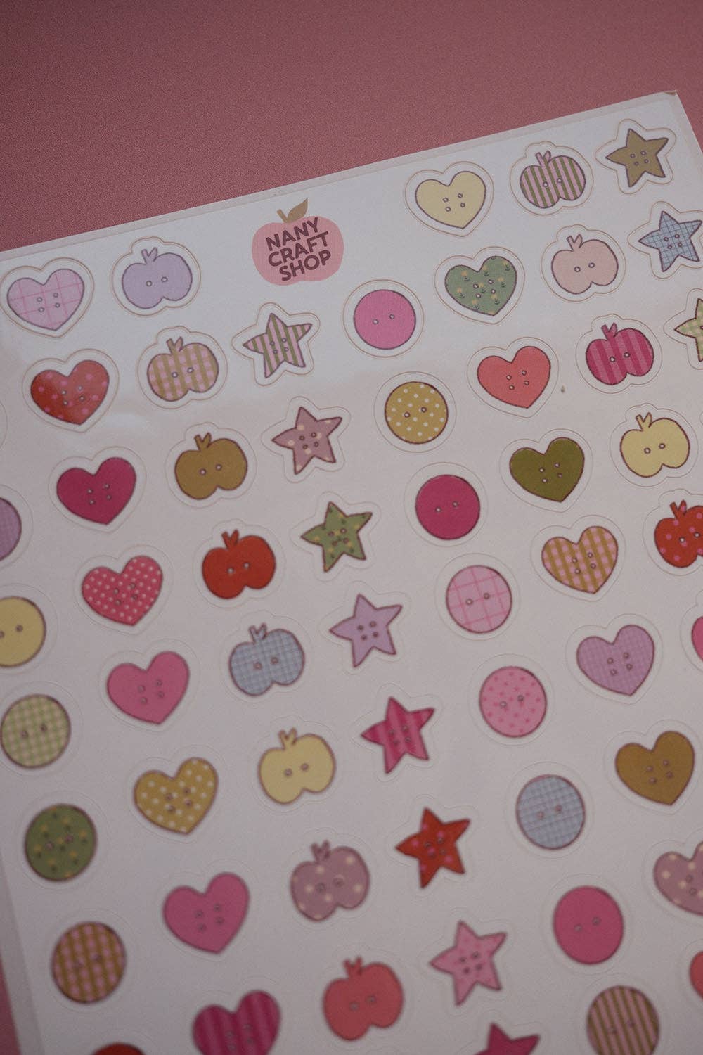 Planche de stickers - Mini Boutons