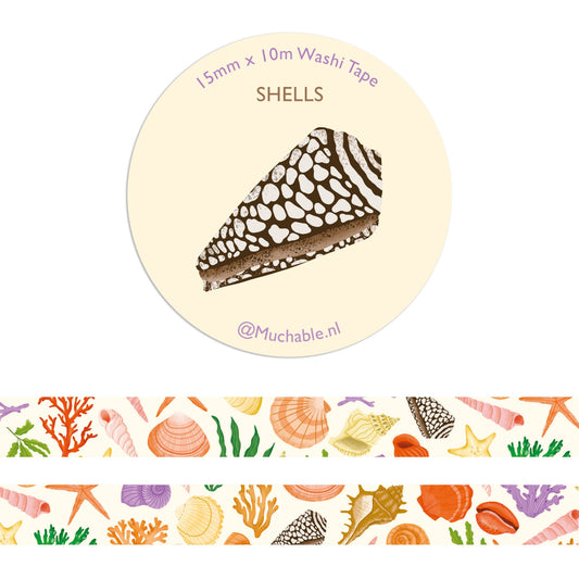 Washi Tape - Coquillages