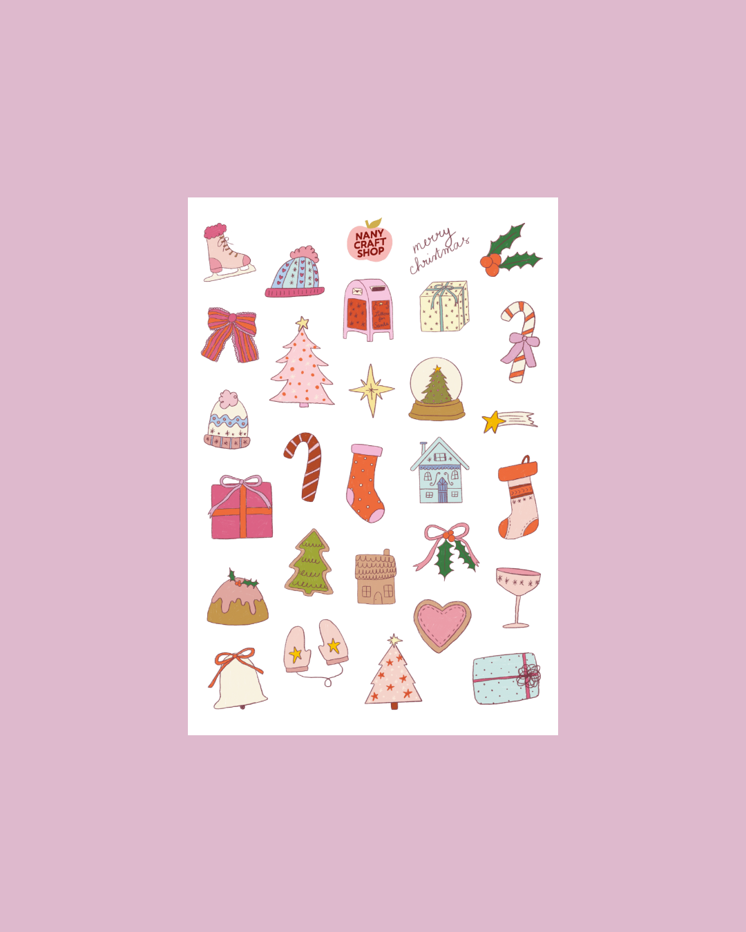 Planche de stickers - Noël 🎄