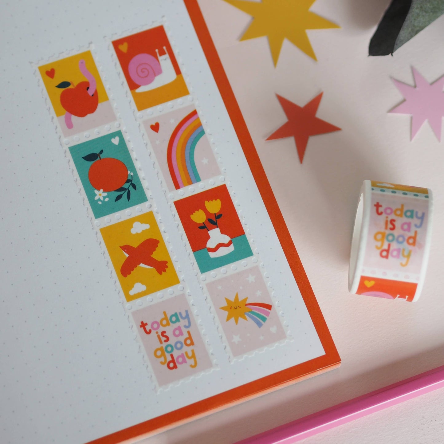 Washi Tape - Tampon Vibrant