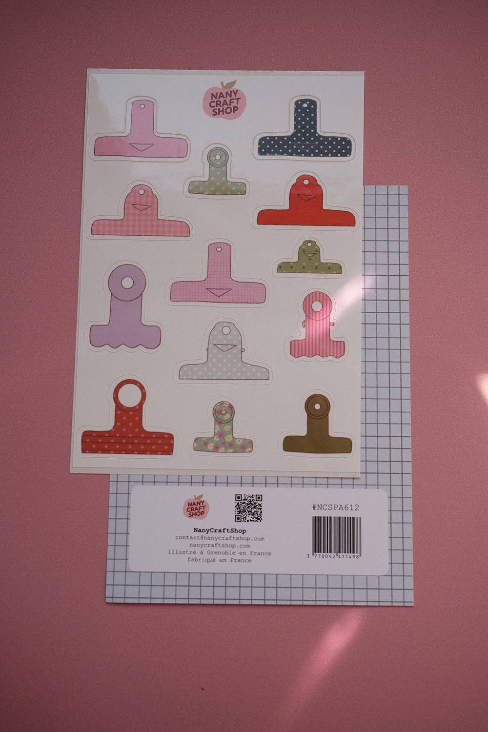 Planche de stickers - Pinces