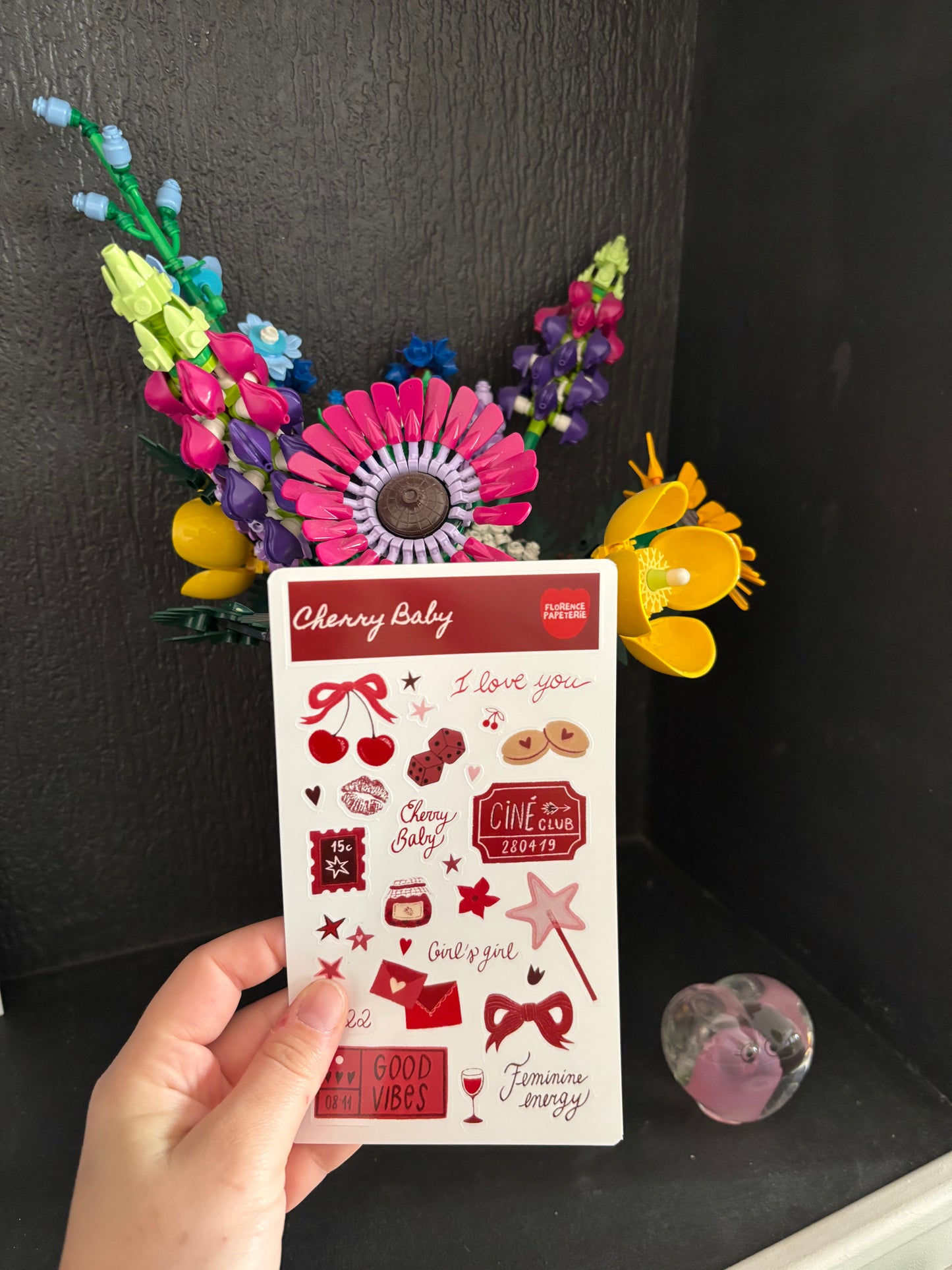 Planche de stickers - Cherry Baby