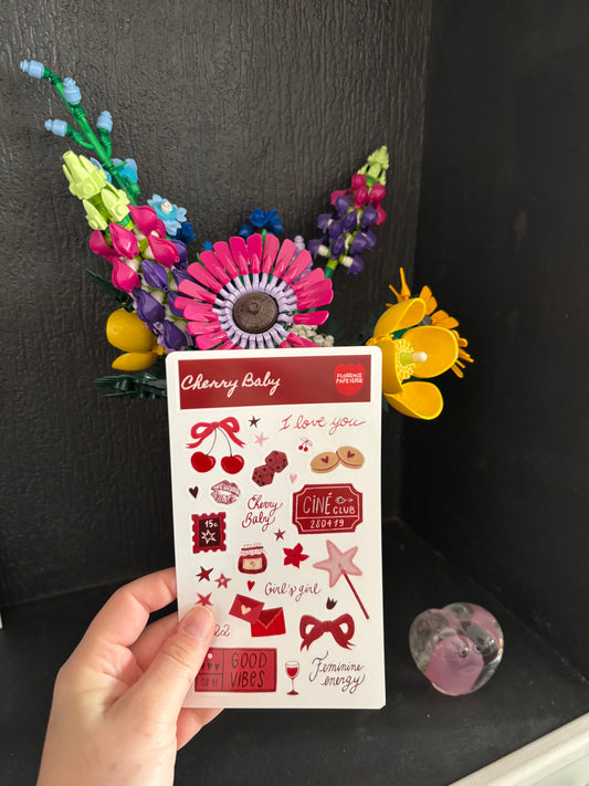 Planche de stickers - Cherry Baby