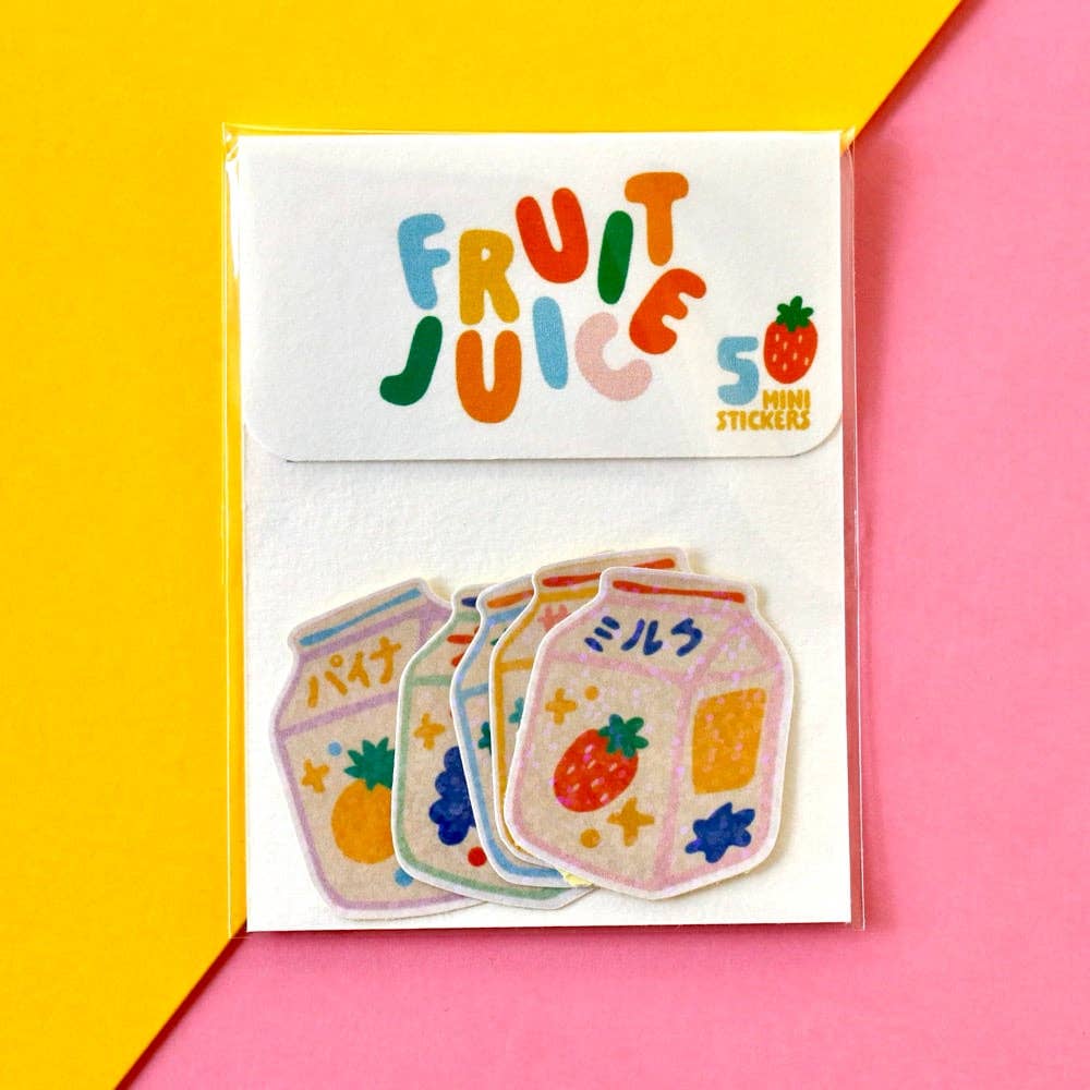 Lot de stickers - Fruit Juice