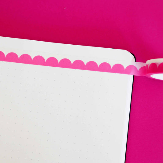 Washi Tape - Vagues Roses