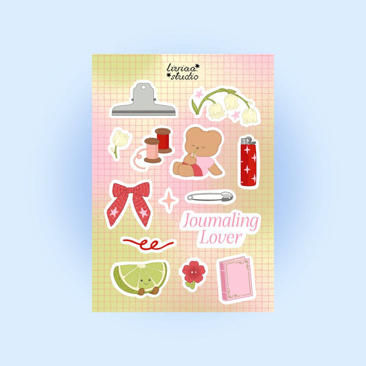 Planche de stickers - Journaling Lover