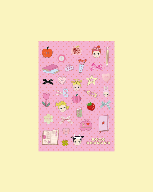 Planche de stickers - Anniversaire Nany