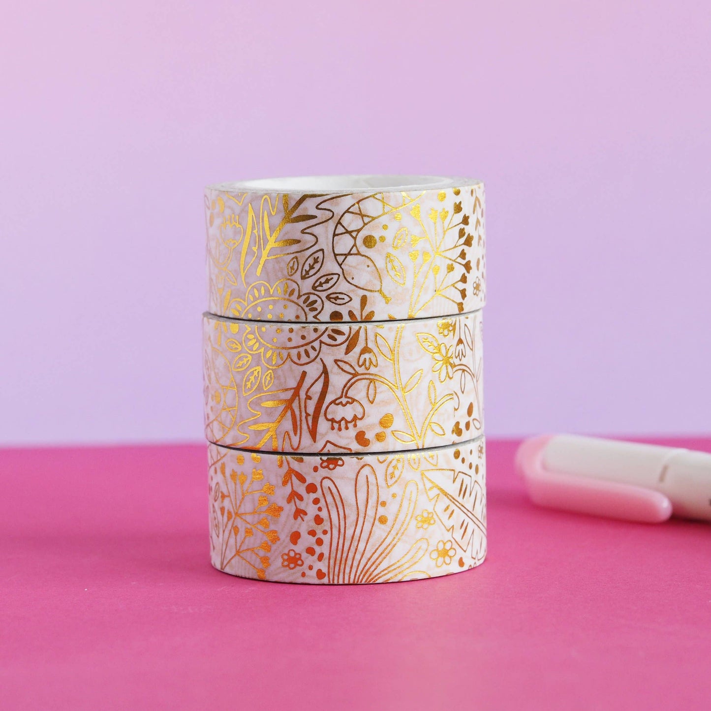 Washi Tape - Feuille d'or